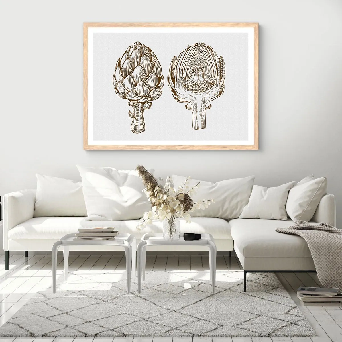 Poster in light oak frame - Anatomy Lesson - 70x50 cm