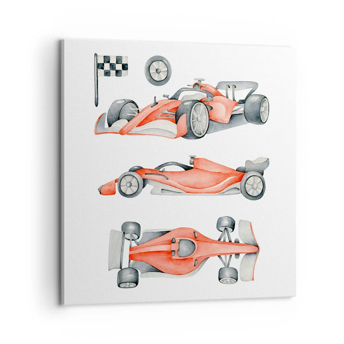 Canvas picture - Race for the Dreams - 60x60 cm