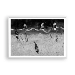 Poster in white frmae - Still on the Shore… - 100x70 cm