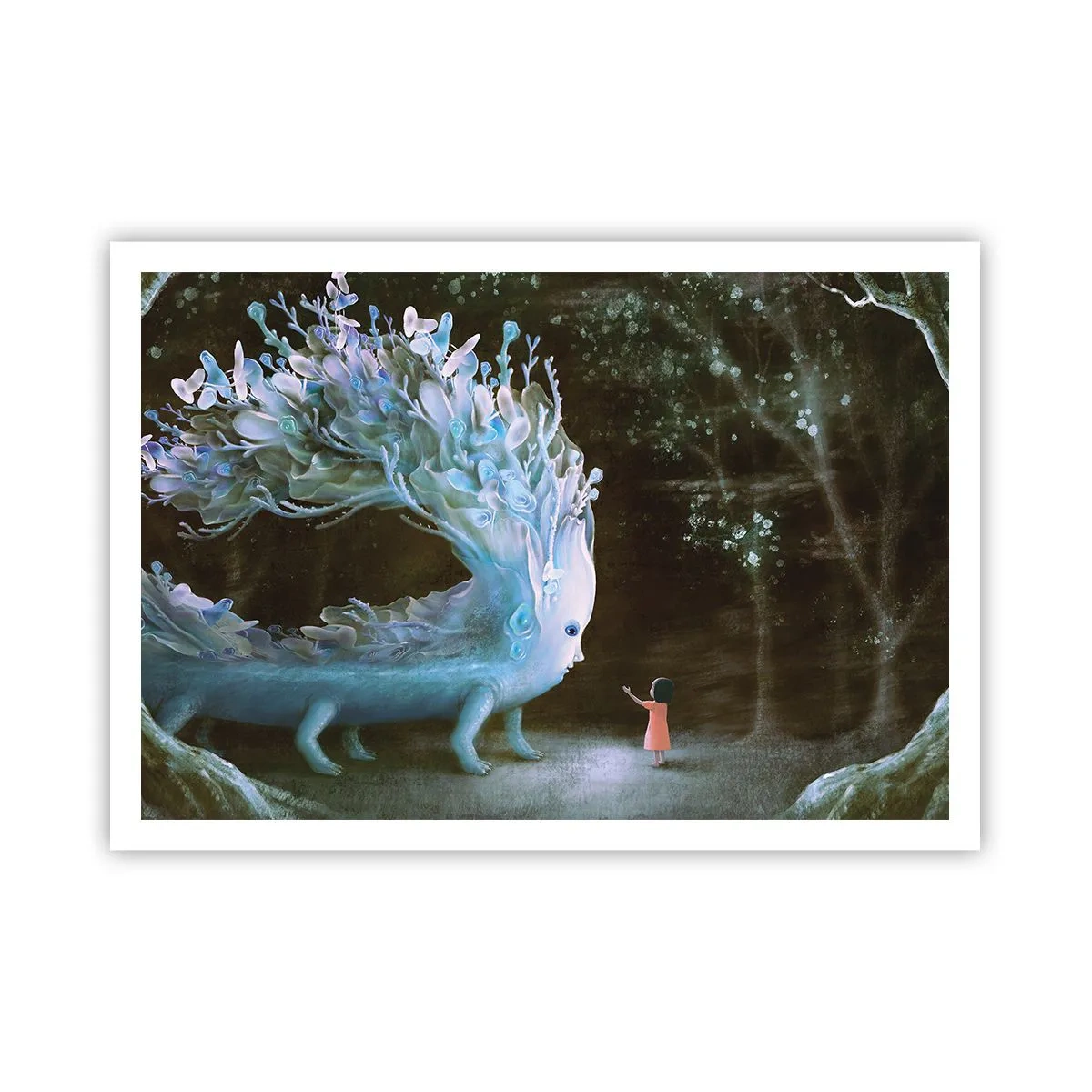 Poster - Fantastic Encounter - 100x70 cm