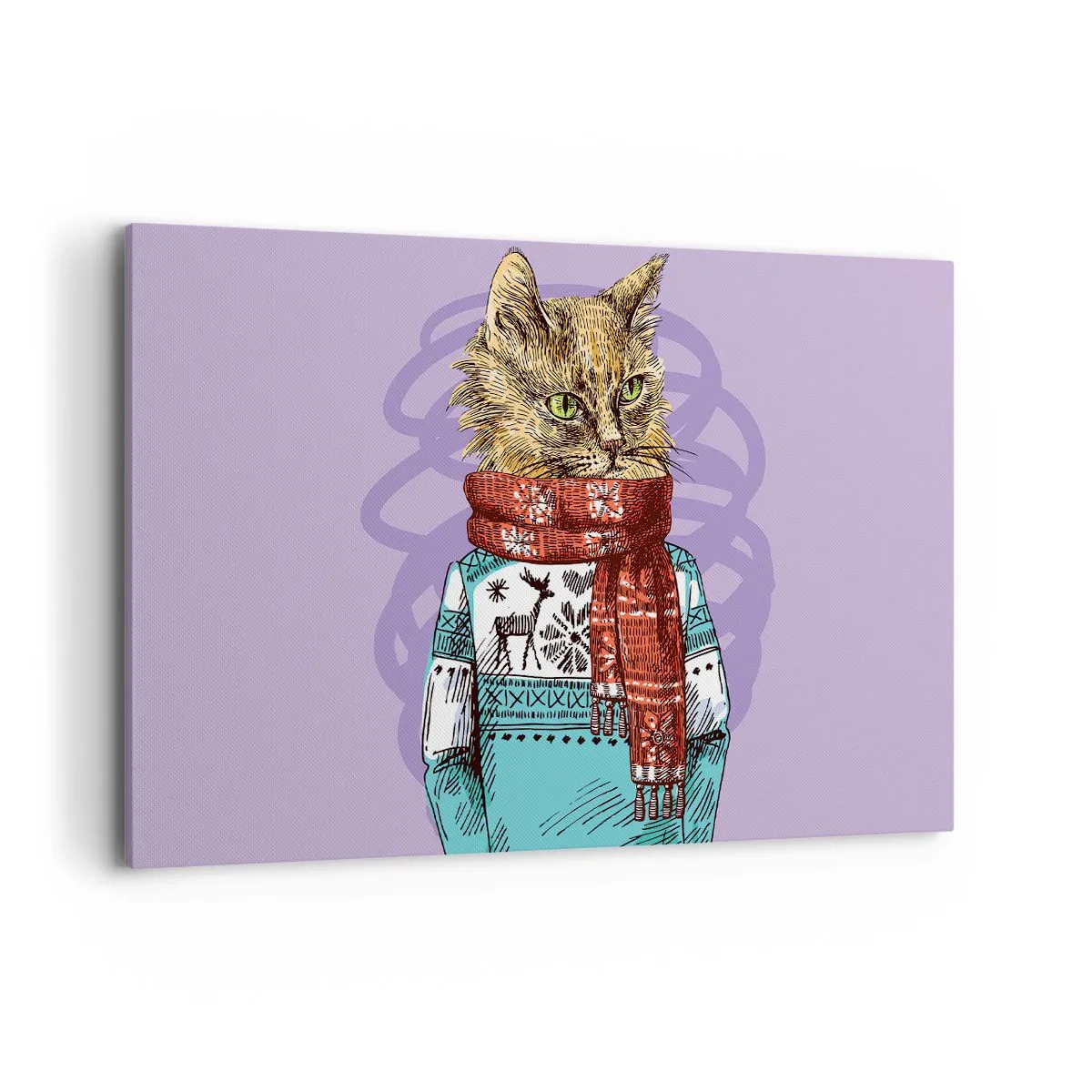Canvas picture - Cat Not Only in Boots - 120x80 cm