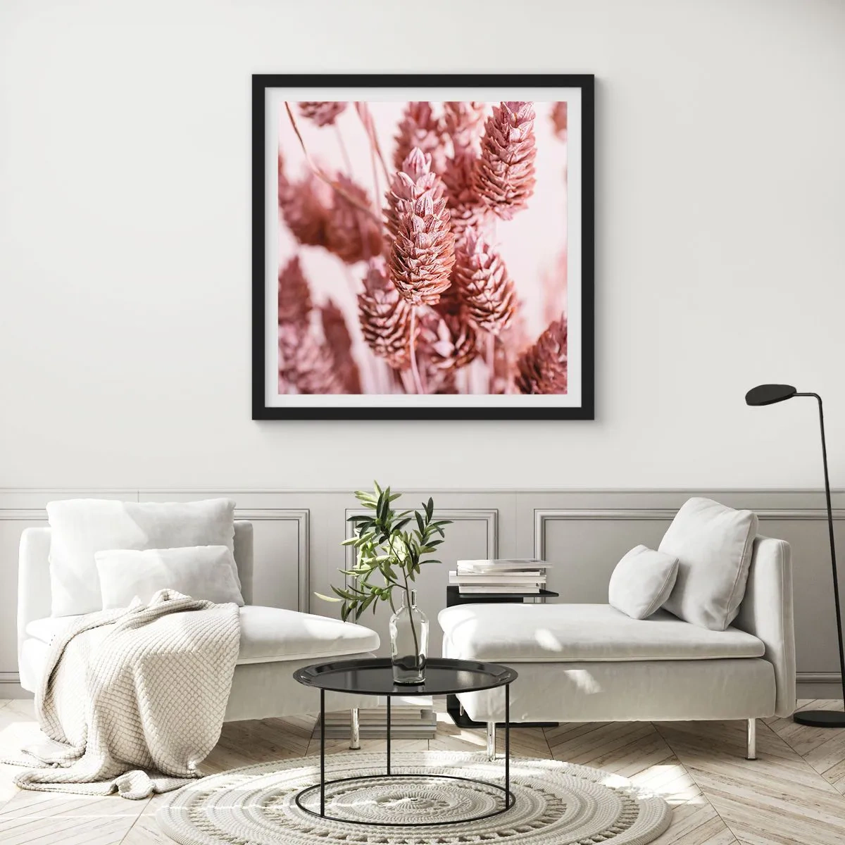 Poster in black frame - Seemingly Inconspicuos - 60x60 cm