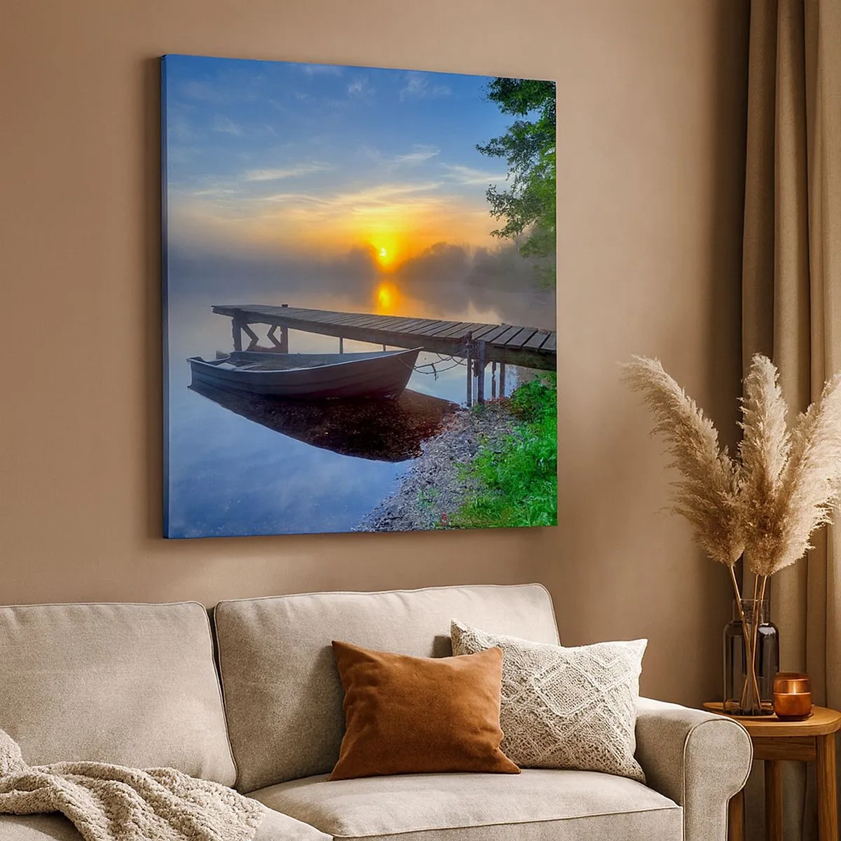 Canvas picture - When Ordinary Changes into Magic - 30x30 cm