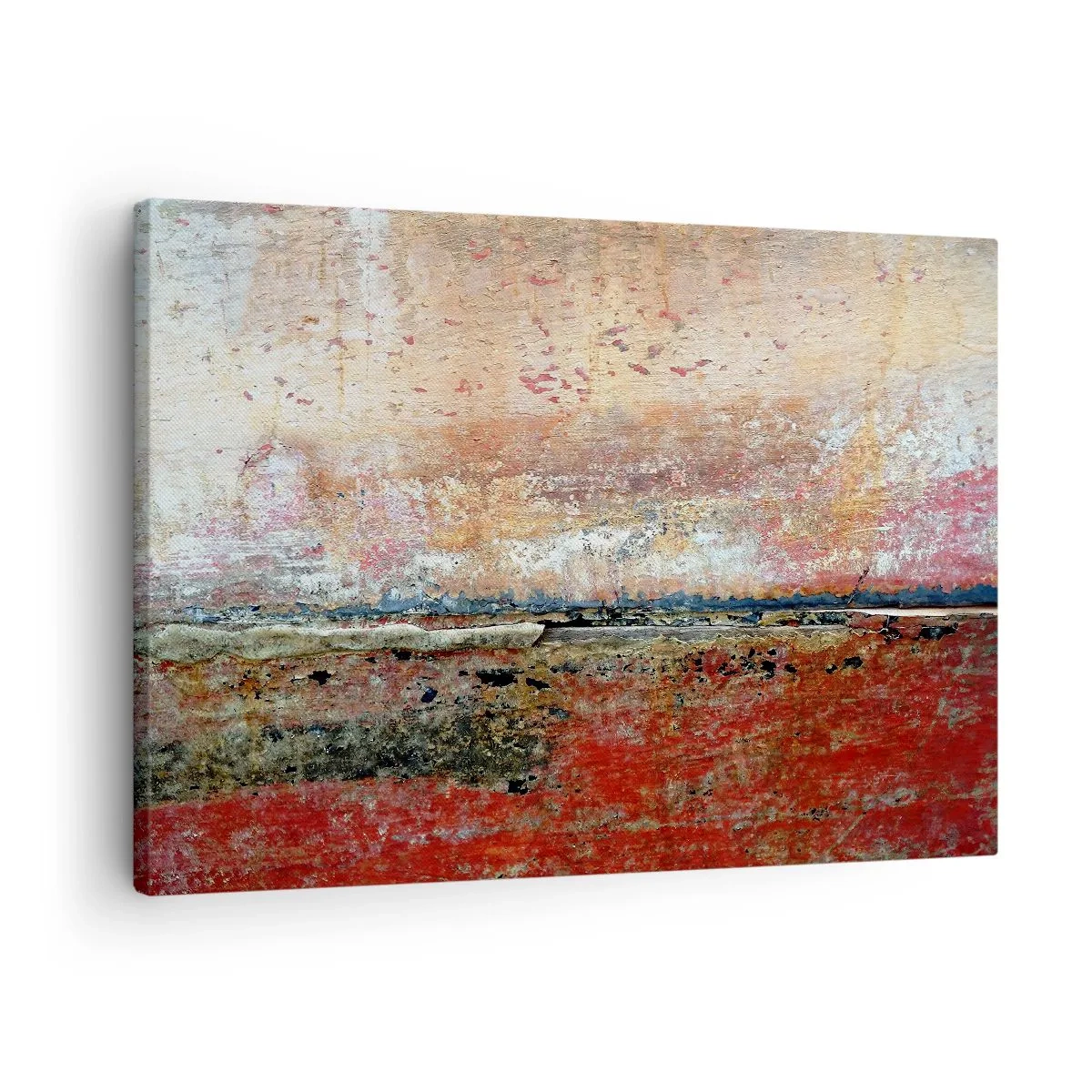 Canvas picture - An abstract composition inspired by the sea and nature. - 70x50cm - Might Be the Sea - Modern wall decoration for the living room and bedroom ARTTOR