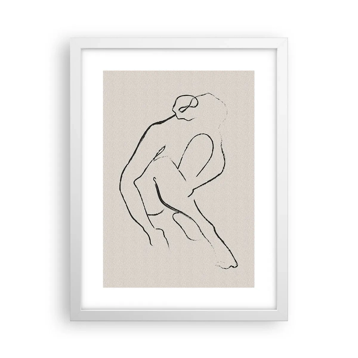 Poster in white frmae - Intimate Sketch - 30x40 cm