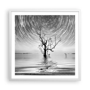 Poster in white frmae - Symphony of Nature - 60x60 cm