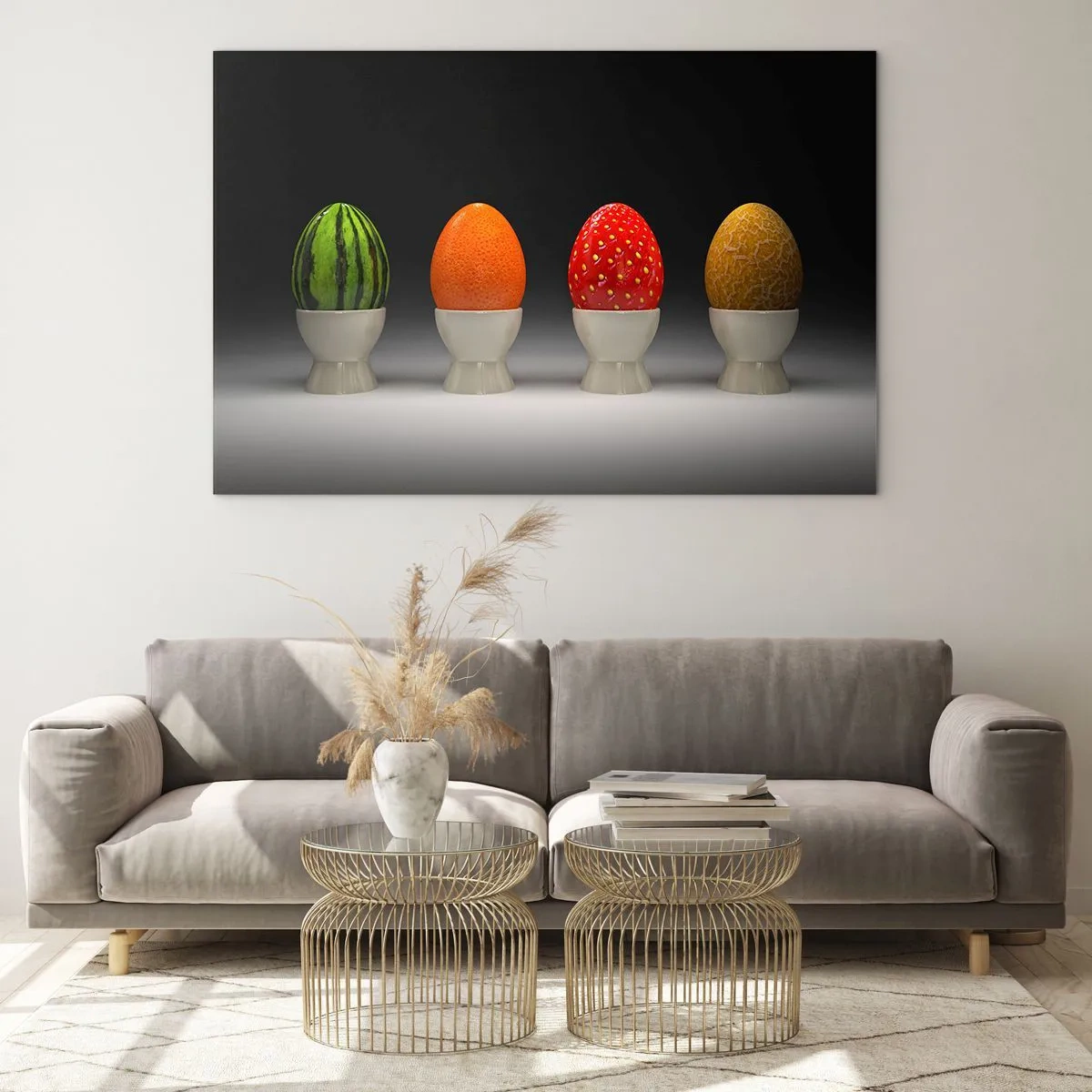 Glass picture - Fruity breakfast - 100x70 cm