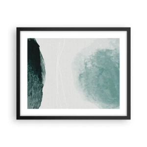 Poster in black frame - Encounter With Fog - 50x40 cm