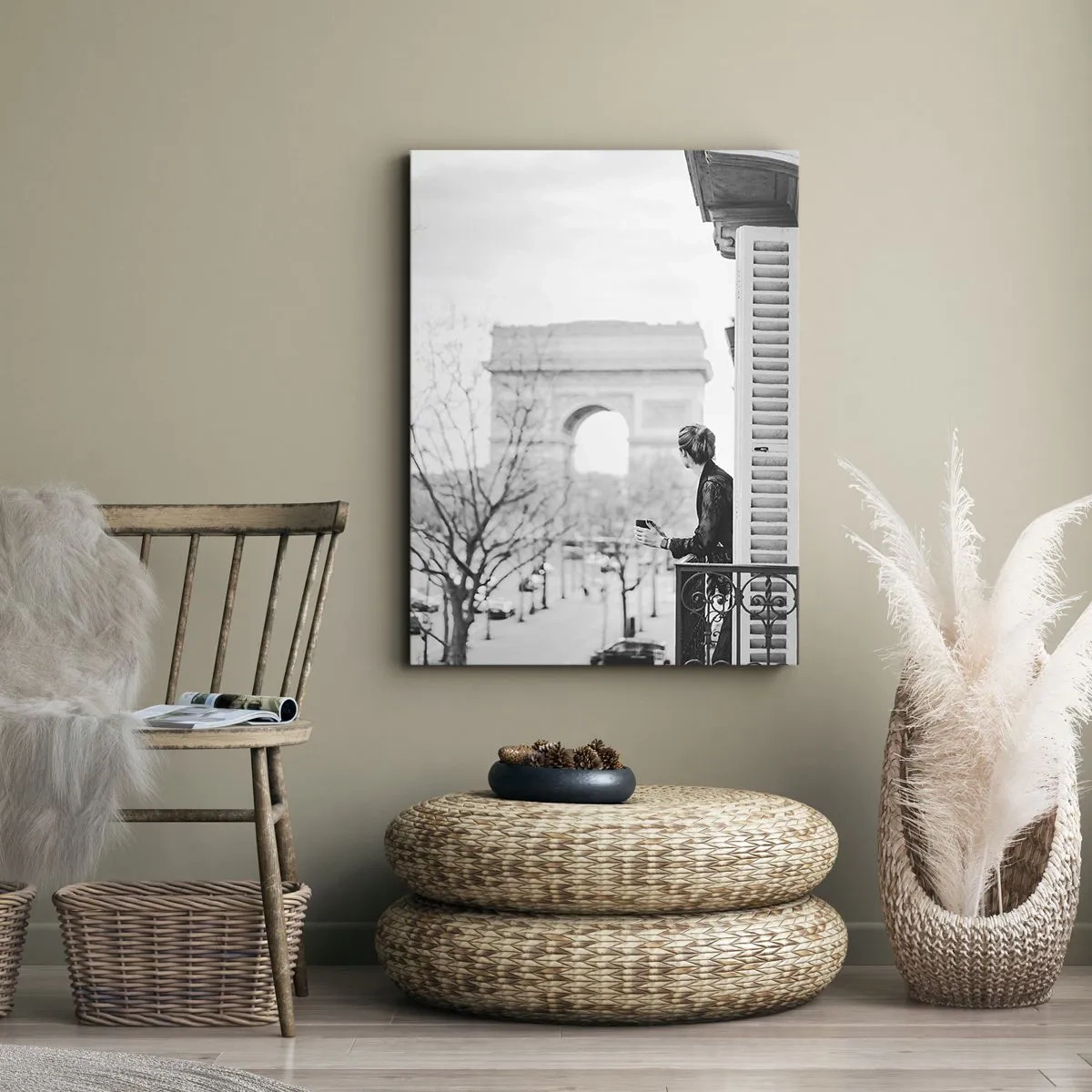 Canvas picture - Room with a View - 80x120 cm