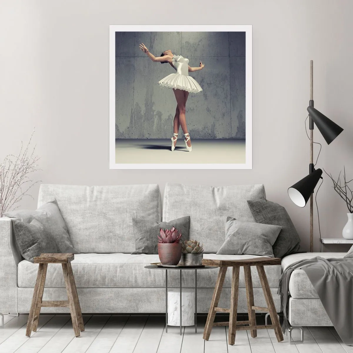 Poster - Light like a Bird - 60x60 cm
