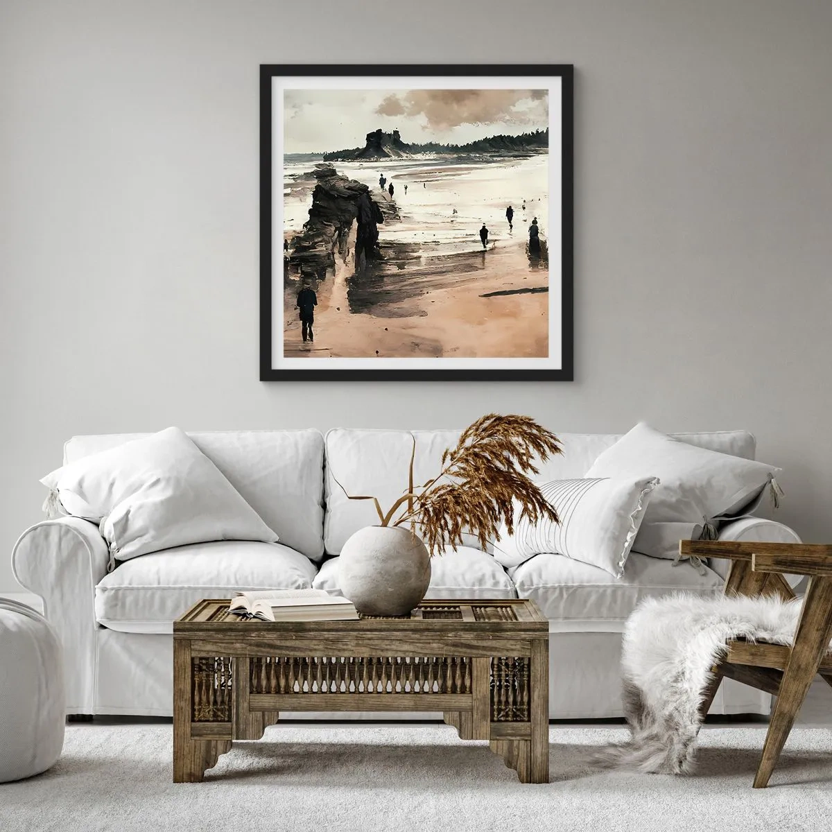 Poster in black frame - Summoned - 30x30 cm