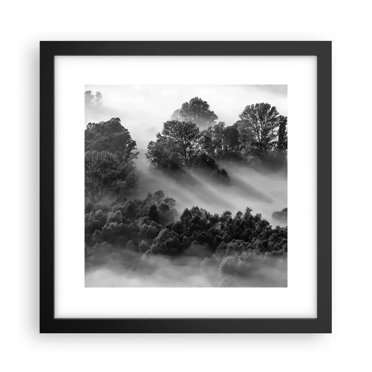 Poster in black frame - Rising from a Sleep - 30x30 cm