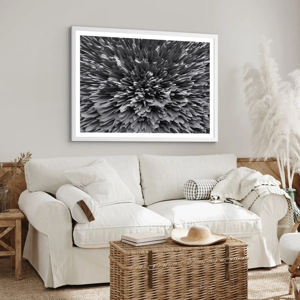 Poster in white frmae - It Can's Be Any Sharper - 50x40 cm