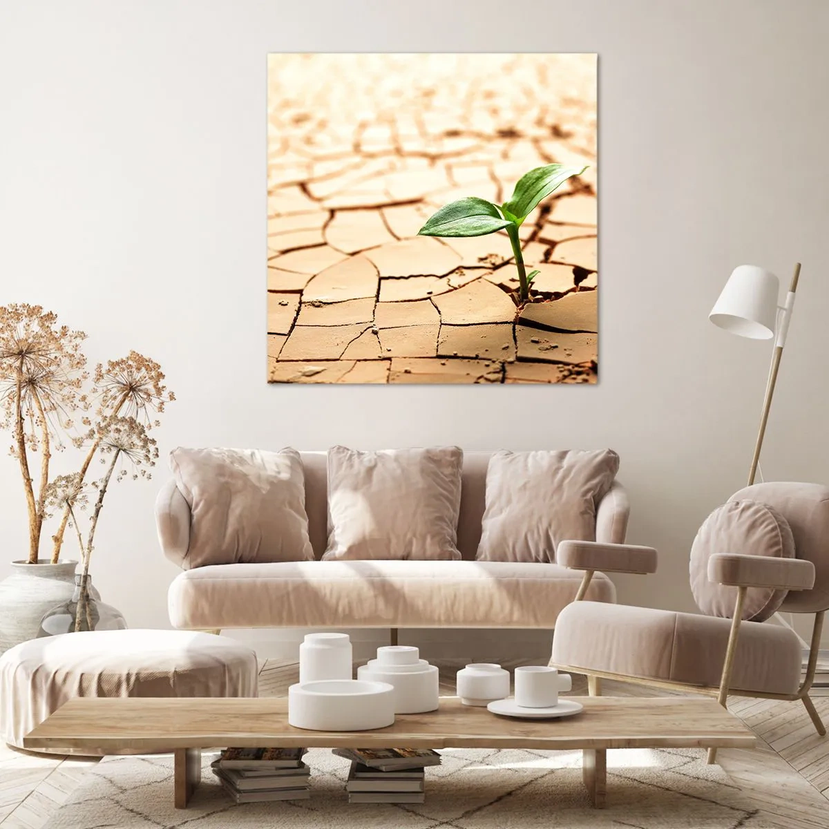 Canvas picture - Untamed Life Force - 40x40 cm