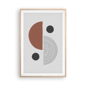 Poster in light oak frame - Perfection of a Wheel - 61x91 cm