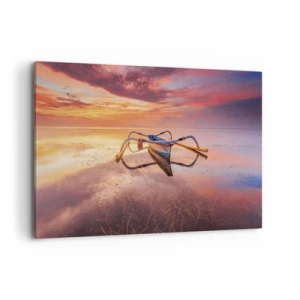 Canvas picture - Tranquility of Tropical Evening - 120x80 cm