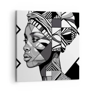 Canvas picture - Ethnic Portrait - 50x50 cm
