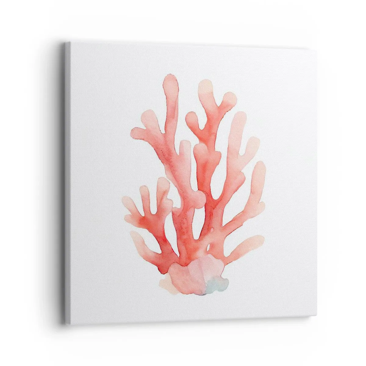 Canvas picture - Coral Colour Colars - 30x30 cm