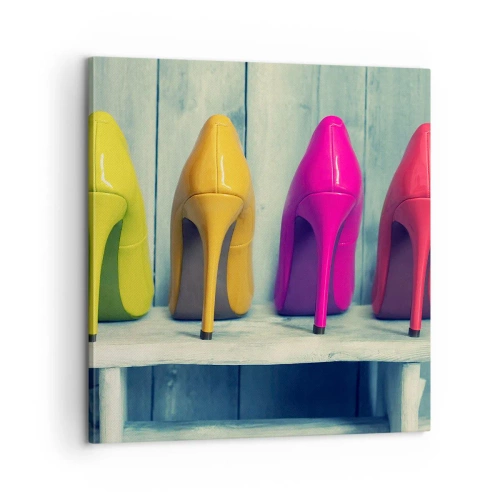 Canvas picture - Walk on a Rainbow - 60x60 cm