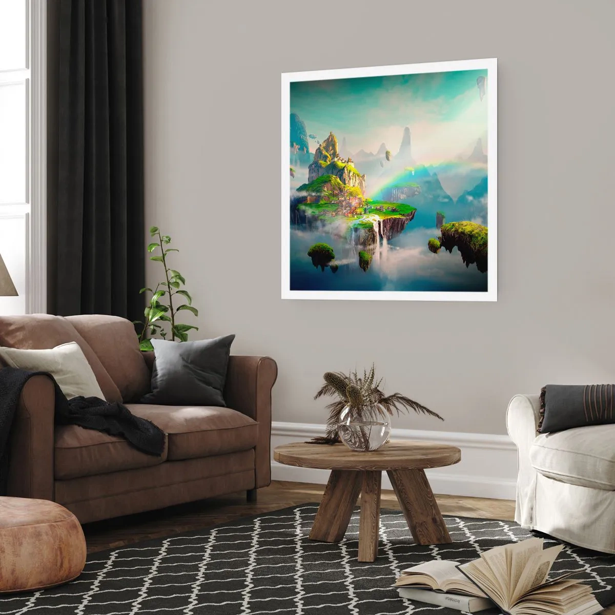 Poster - Internal Heaven - Happy Islands - 60x60 cm