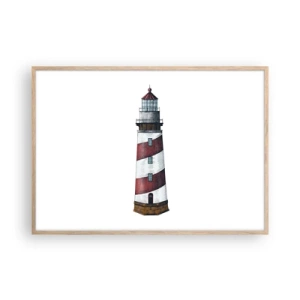 Poster in light oak frame - Always on Guard - 100x70 cm