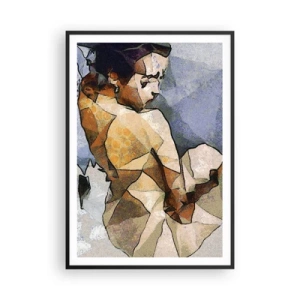 Poster in black frame - In the Spirit of Cubism - 70x100 cm