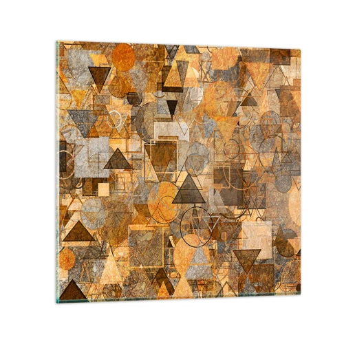 Glass picture - World Caught in One Form - 70x70 cm