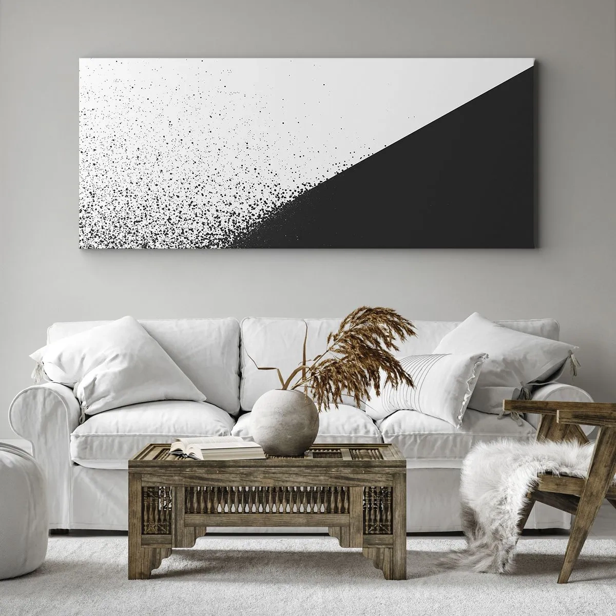 Canvas picture - Faster and More - 90x30 cm