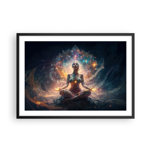 Poster in black frame - Good Energy Flow - 70x50 cm
