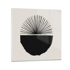 Glass picture - Fan of Possibilities - 50x50 cm