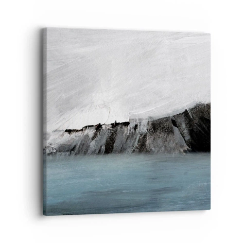 Canvas picture - Water-Earth: Clash of Elements - 30x30 cm