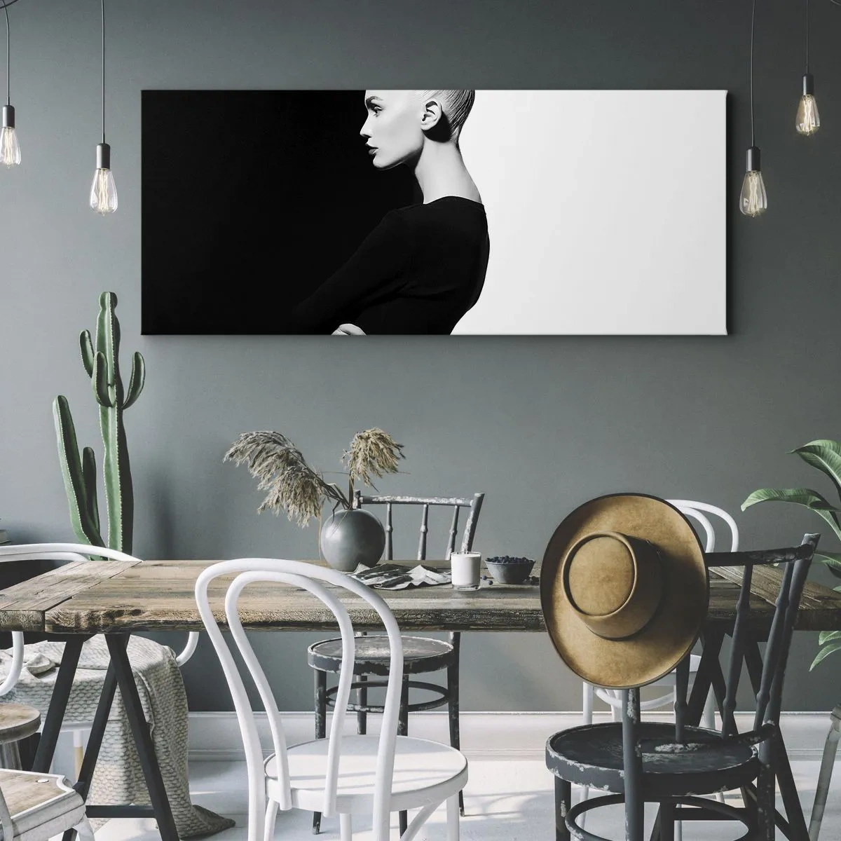 Canvas picture - Simply a Woman - 100x40 cm