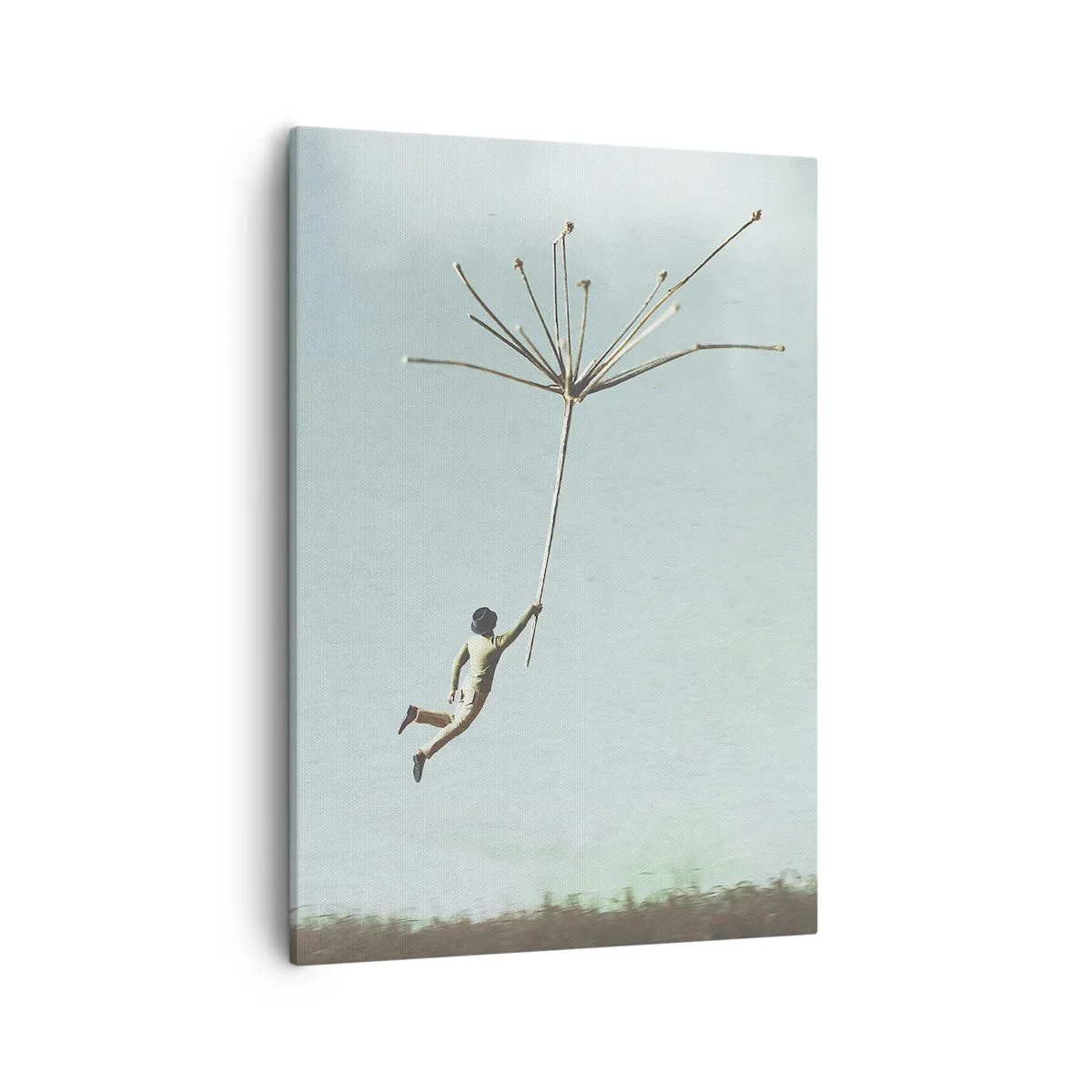 Canvas picture - Kites, Dandelions, Wind - 50x70 cm