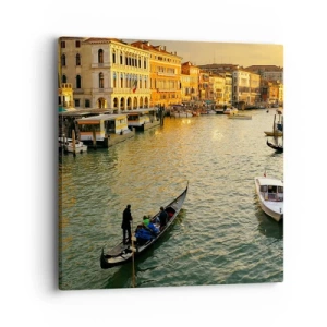 Canvas picture - On the Sunny side of a Street - 40x40 cm