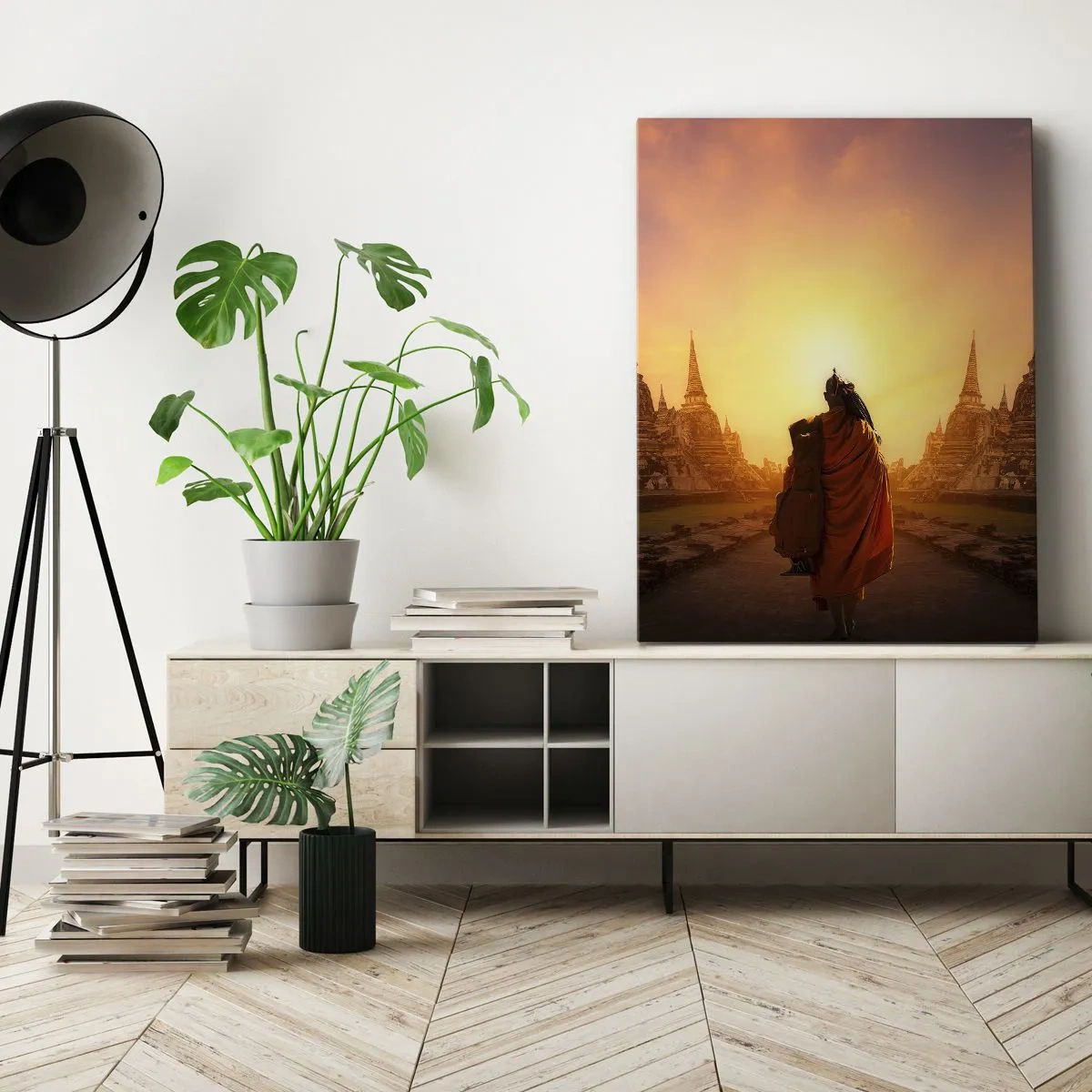 Canvas picture - In Peace through Eternity - 65x120 cm
