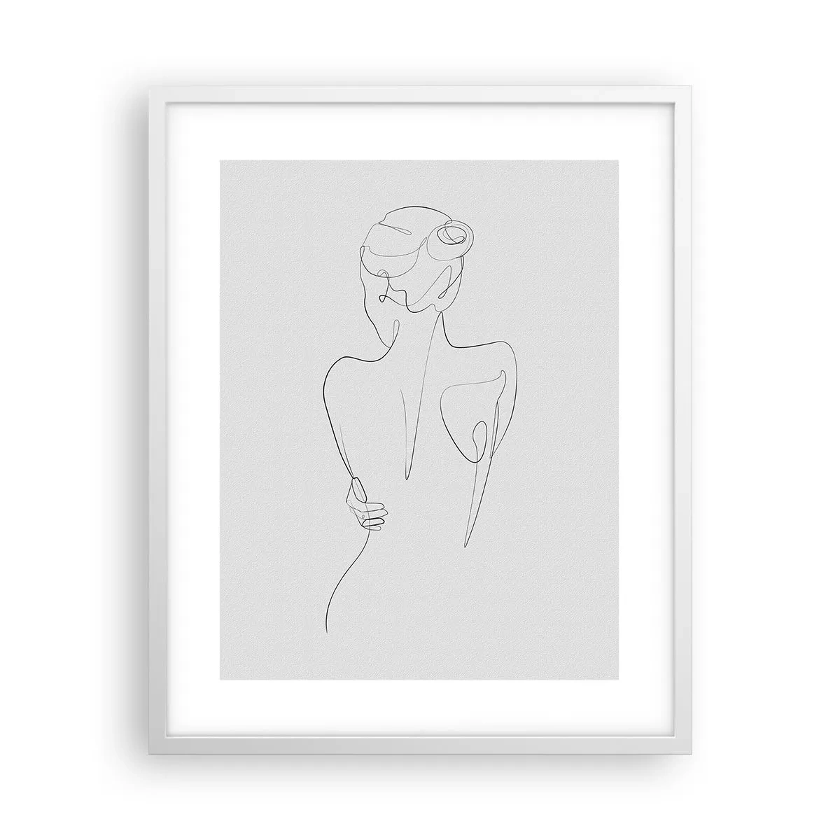 Poster in white frmae - Music of the Body - 40x50 cm