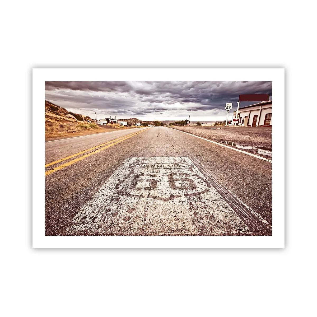 Poster - Mother Road - American Legend - 70x50 cm