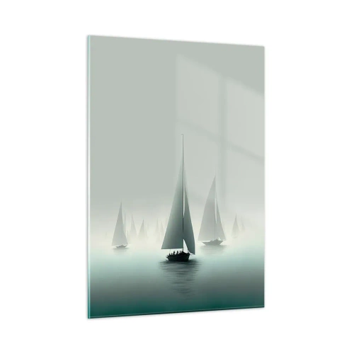 Glass picture - Built from Fog - 50x70 cm