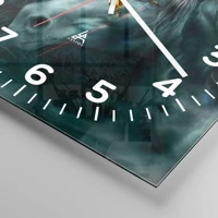 Clock face with numbers