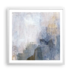 Poster in white frmae - Tones and Chords of Colours - 60x60 cm