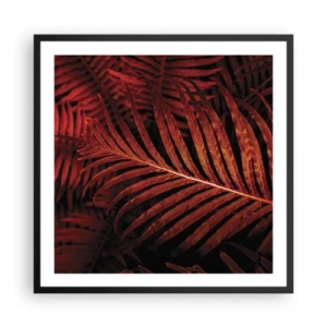 Poster in black frame - Heat of Life - 60x60 cm