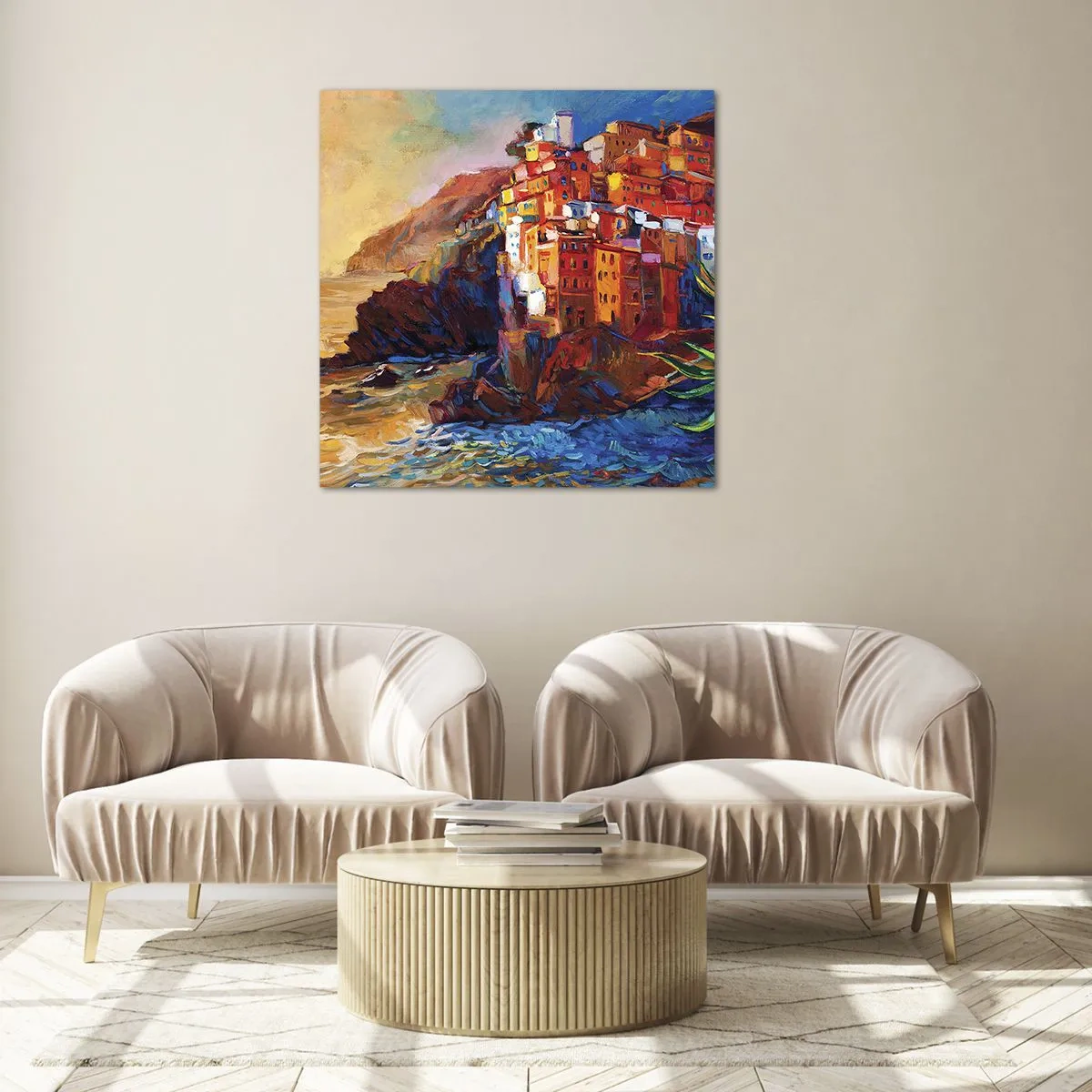 Glass picture - Italian Vibes - 70x70 cm