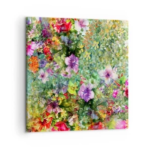 Canvas picture - Lost in the Flowers - 50x50 cm