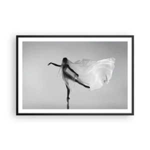 Poster in black frame - Lightness and Grace - 91x61 cm
