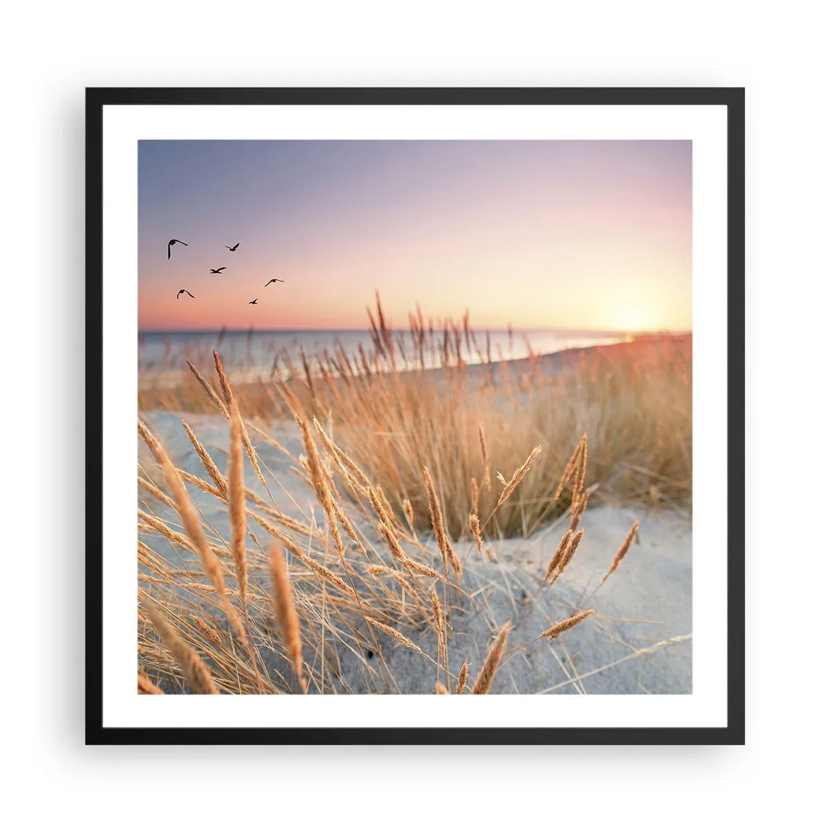 Poster in black frame - Baltic Lullaby - 60x60 cm