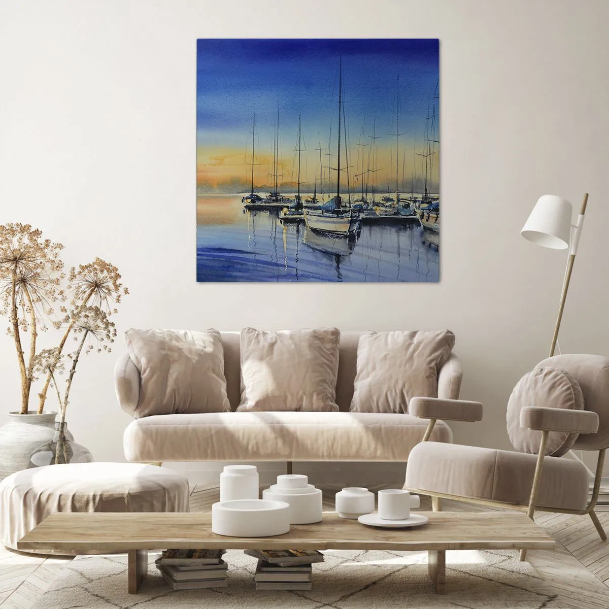 Canvas picture - The End of a Good Day - 40x40 cm