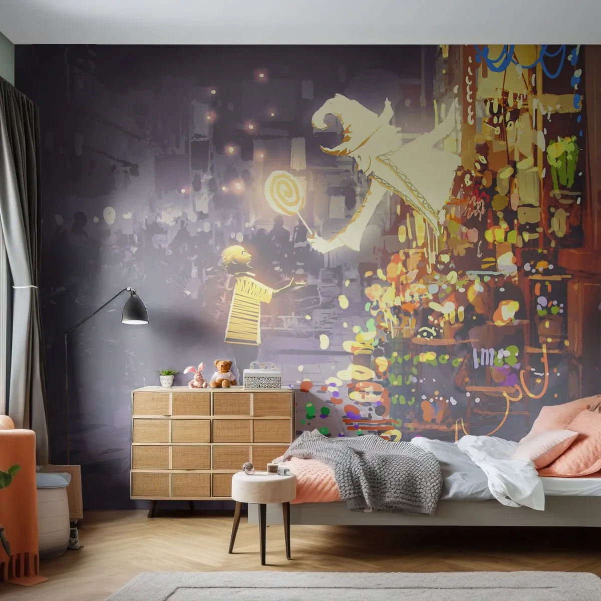 Self-Adhesive Photo Wallpaper Deluxe Sticker - Magic Exists - Abstraction, Fantasy, For children - 250x175 cm