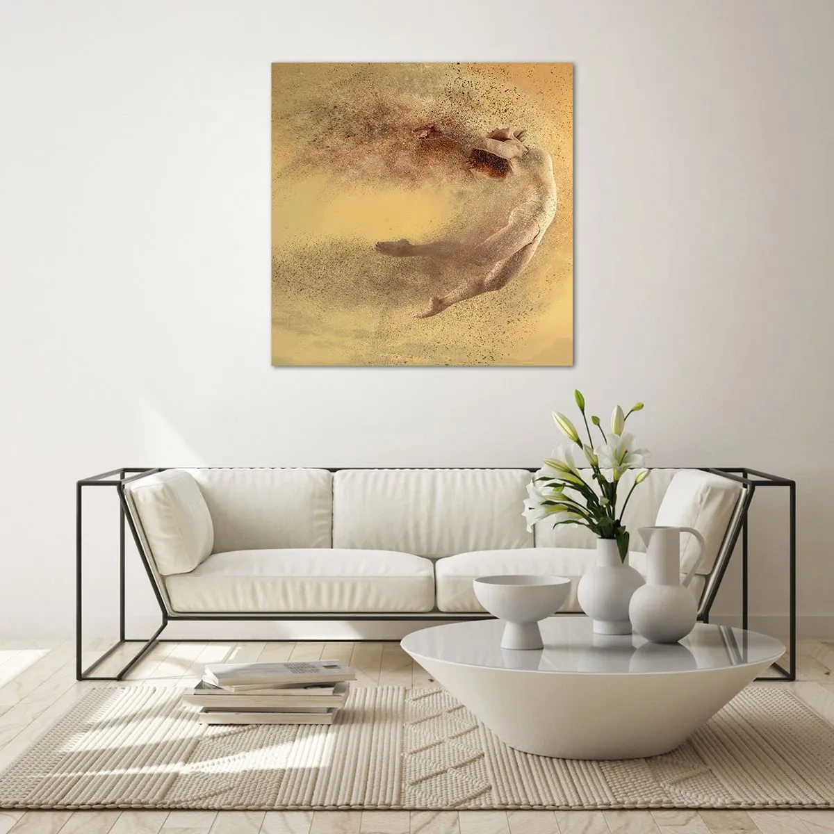 Glass picture - In Dancing Exaltation - 40x40 cm