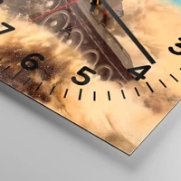 Clock face with numbers