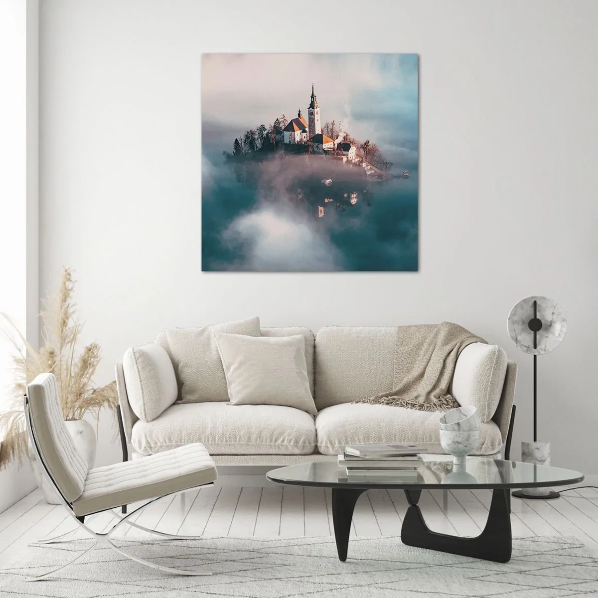 Glass picture - Island of Dreams - 60x60 cm